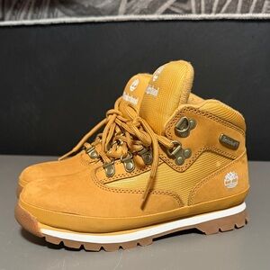 Timberland Youth Euro Hiker Mixed-Media Hiking Boot - Little Kids' size 2.